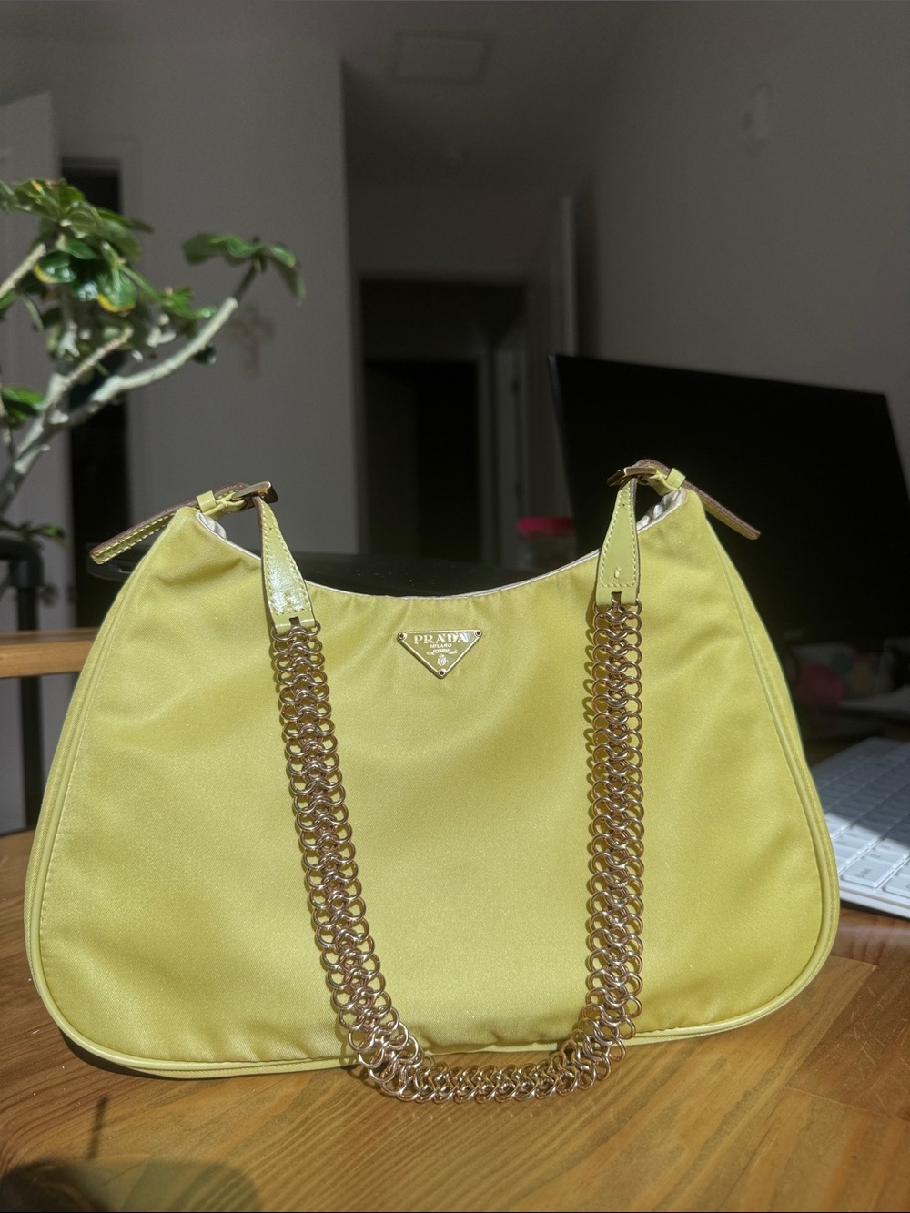 Prada Cleo Shoulder Bag Authentic w/ COA
